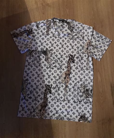 louis vuitton shirt giraffe|Men's Fashion T.